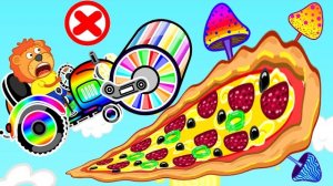 Lion Family на русском - Маша и Леопольд. Большая пицца - Мультик для детей