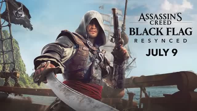 Assassin's Creed Black Flag Resynced — трейлер мировой премьеры PS5