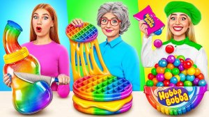 Кулинарный Челлендж# Я против Бабушки # Вкусные Кухонные Лайфхаки от Bubba DO Challenge