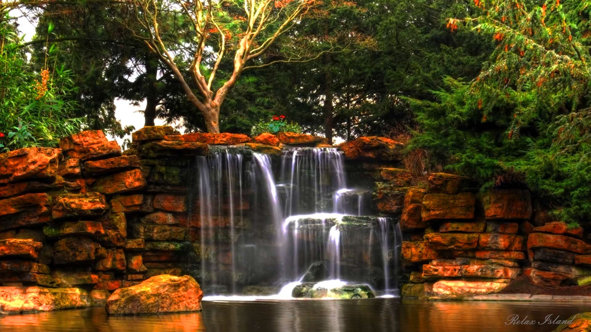 НЕЖНЫЙ ШУМ ВОДОПАДА И ПЕНИЕ ПТИЦ ДЛЯ СНА 3 ЧАСА 🐦 УСПОКАИВАЮЩИЕ ЗВУКИ ПРИРОДЫ ДЛЯ СНА И МЕДИТАЦИИ