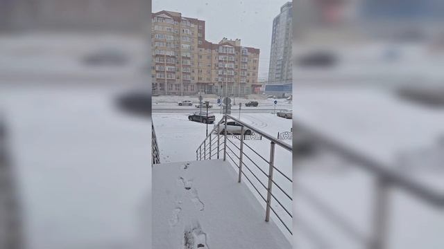 Работы подходят к концу. Скоро домой. Потеплело на улице.