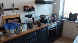 Уборка кухни после готовки/Ленивые выходные