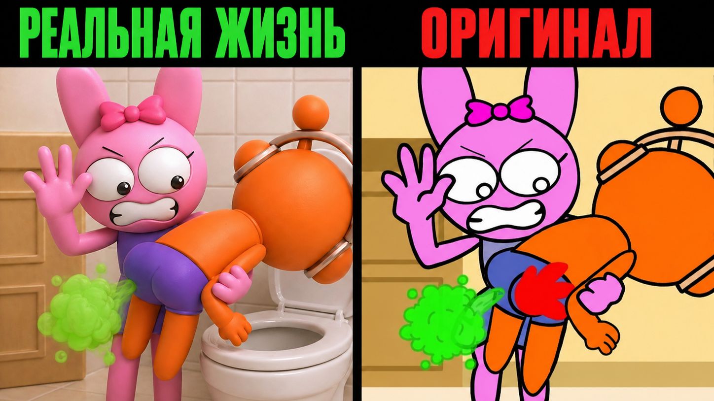 ЛУЧШИЕ ТИКТОКИ  СПРУНКИ | ОРЕН Х ПИНКИ ПУК  💩 ЧТО ПОШЛО НЕ ТАК 💩 | РЕАЛЬНАЯ ЖИЗНЬ VS ОРИГИНАЛ