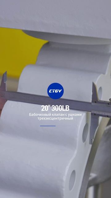 20''300LB Поворотный дисковый клапан с ушками и тройной эксцентриситетом-CTGV-2