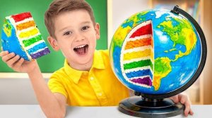 Дядя учит детей правильно учиться в школе