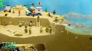 43. Trapped in an Ancient Dinosaur Cave  - Tsunami Lego Dam Breach - Archaeologist Flood Disaster
