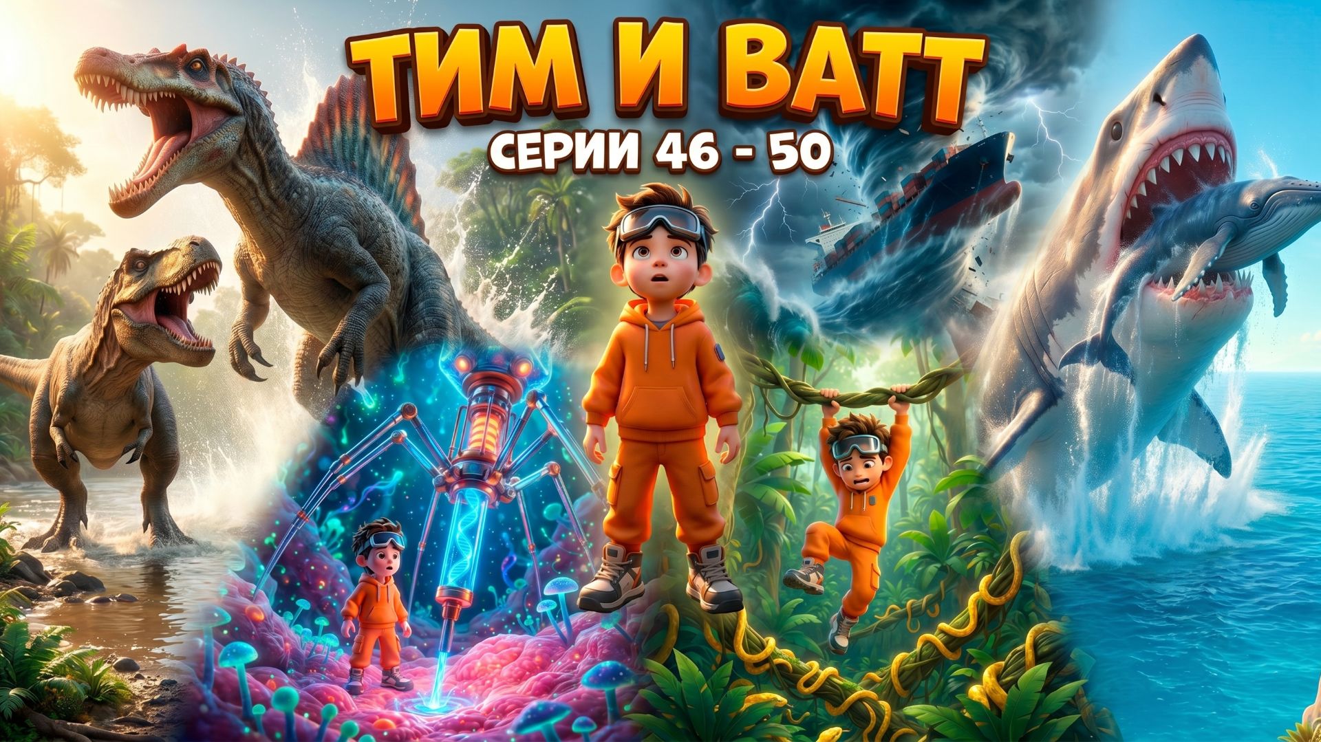 🌍 Бермудский треугольник, Мегалодон и Запретные Земли! Мега-выпуск с Тимом и Ваттом 🚀