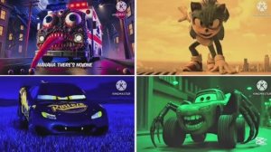 МУЛЬТИКИ ПРО МАШИНКИ 🏎️ ПОЖИРАТЕЛЬ МОЛНИИ МАККУИНА, СОНИК и СКОРАЯ МОНСТР под COFFIN DANCE 🔥