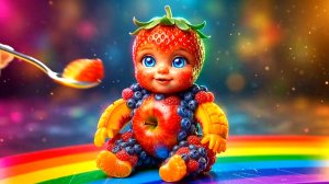 Милые искусственные младенцы-едоки едят камбоджийские блюда. Невероятно приятное ASMR-видео