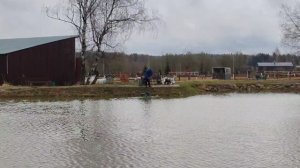 ещё одна форель в подсаке