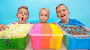 Влад и Ники разыгрывают загадочное испытание.