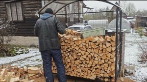 02-05-2026.Дача.Дрова в новую дровницу)(25.04.-26.04.)
