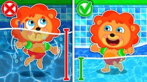 Маша и Леопольд. Бассейны глубокий и мелкий - Серии для всей семьи - Lion Family на русском