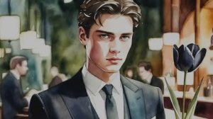 Чёрный тюльпан в пол-лица