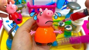 8 МИНУТ УДОВЛЕТВОРЯЮЩЕГО РАСПАКОВЫВАНИЯ КОЛЛЕКЦИИ ИГРУШЕК ДОКТОРА СВИНКИ ПЕППЫ ASMR | ОБЗОР ИГРУШЕК