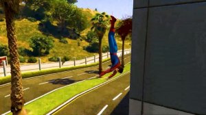 ЧЕЛОВЕК-ПАУК С БЕЙСБОЛЬНОЙ БИТОЙ против СУПЕРГЕРОЕВ в ГТА 5