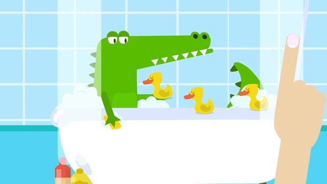 🍿 Учим цифры с Крокодилом! Учимся считать до 10! Развивающие мультфильмы для детей