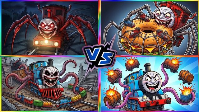 МУЛЬТИКИ ПРО ПАРОВОЗИКИ 😱 ЧУ-ЧУ ЧАРЛЬЗ против ТОМАСА под музыку COFFIN DANCE 🔥