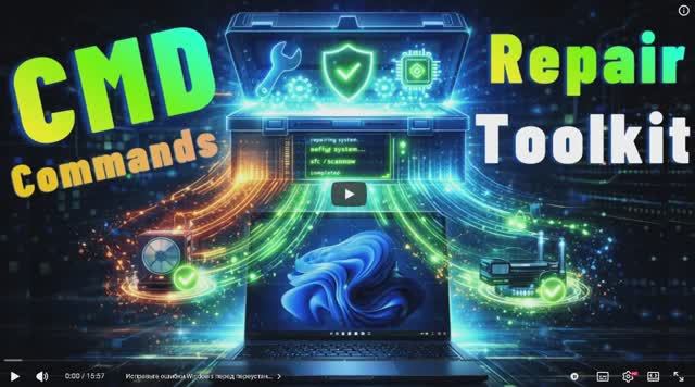 Ваш компьютер тормозит Выполните эти команды CMD.