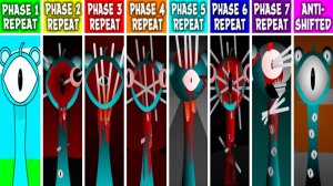 INCREDIBOX SPRUNKI: ФАЗЫ 1-7 НО ВСЕ 🔁 ПОВТОРЯЮТ АНТИ-СДВИГ ФАЗЫ 3! ⚡♾️