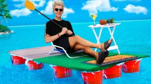 КТО ПОСТРОИТ ПЛОТ ЛУЧШЕ, ПОЛУЧИТ 1000$ Влад Бумага А4 Видео Влада Влад а4 Бумага а4 А 4