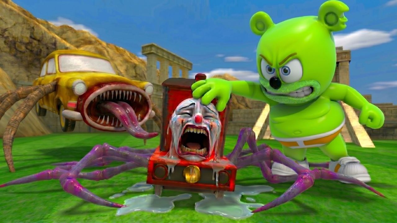 Выхода Нет! Чу-чу Чарльз В Окружении Мармеладного Мишки И Пожирателя Машин