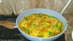 Вкусная рыба в сметанном соусе.