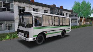 Поездка на ПАЗ-32053 по маршруту №103 по карте Русская Глубинка 2.6