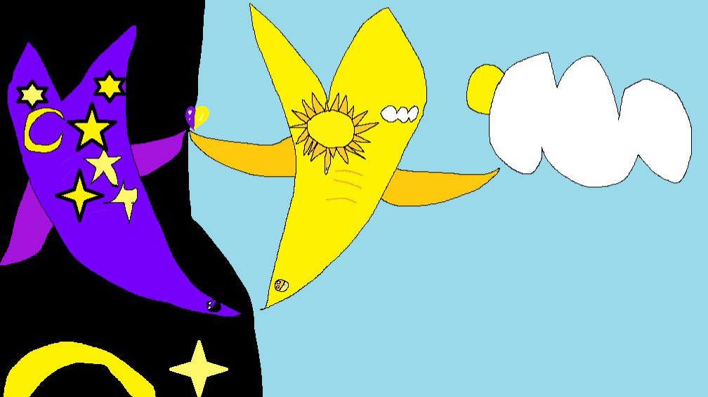 Акулы в стиле дня и ночи🌌☀