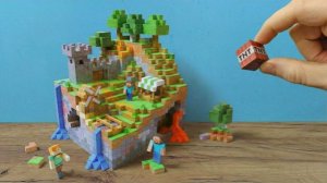 Что я построил из 1000 магнитных кубиков Minecraft?