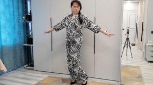 Летний брючный костюм. Обзор готового изделия.