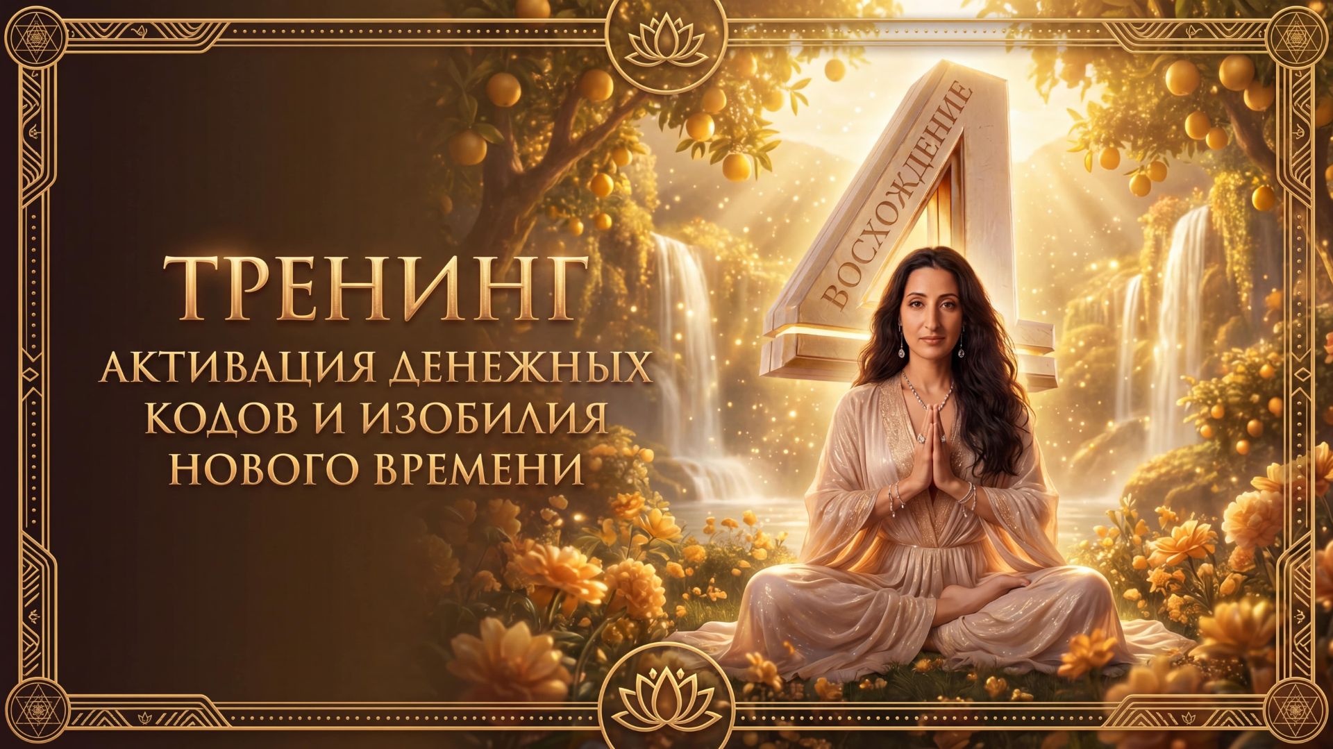 ТРЕНИНГ: АКТИВАЦИЯ ДЕНЕЖНЫХ КОДОВ И ИЗОБИЛИЯ НОВОГО ВРЕМЕНИ