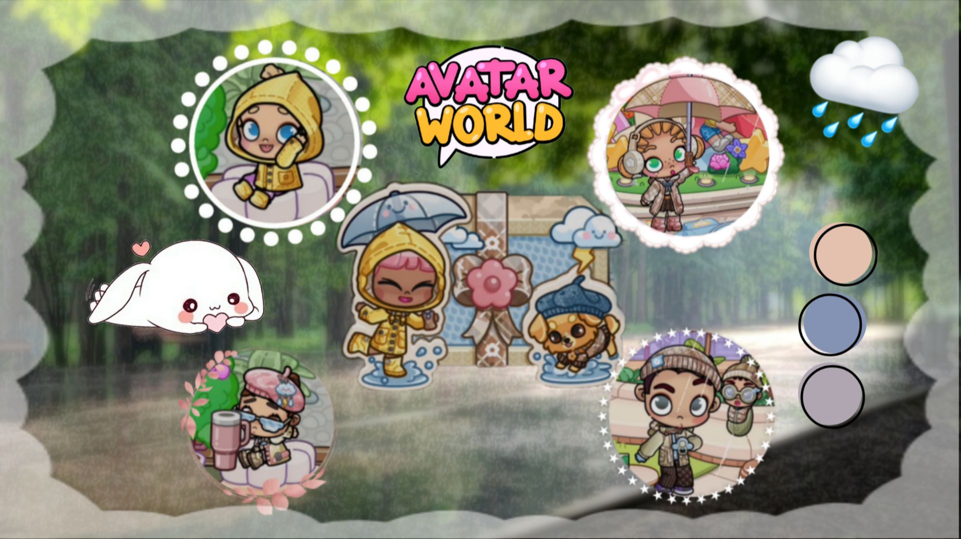 МИНИ~ОБЗОР｡^‿^｡ на пак с тёплой одеждой☕︎, чтобы гулять в дождь☔︎, для всей семьи♡ и питомцев 🐱🐕