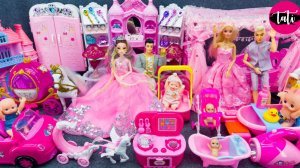 Играем в игрушки из мультика принцесса кукла Барби. Мультфильм для детей. ASMR АСМР