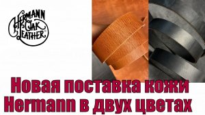 Новая поставка кожи Hermann в двух цветах !!!