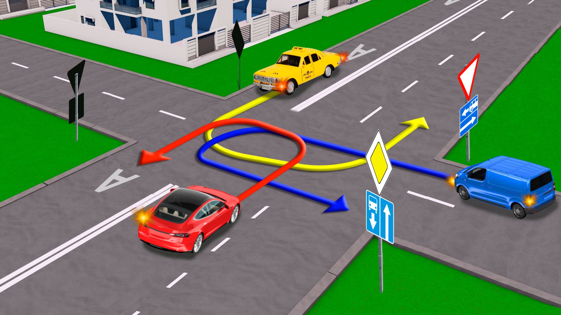 Кому запрещен разворот?