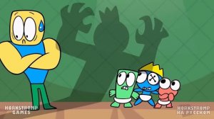 РАДУЖНЫЕ ДРУЗЬЯ - ЗЕЛЁНЫЙ ЗОМБИРОВАН!   Poppy Playtime Rainbow Friends - Анимации на русском