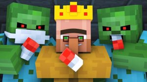 Зомби против жизни деревенского жителя 5. Майнкрафт Мультик