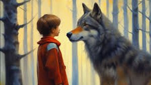 Неожиданная помощь от волка.