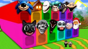 Я НАШЕЛ ЭТИ ТУННЕЛИ МУЛЬТЯШНОГО КОТА | ДОМ-ГОЛОВА | ЗАРАЖЕННОЕ НЕБО | СОНИК.EYX | 67 в МАЙНКРАФТ