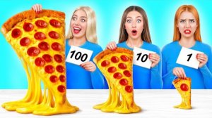 100 Слоев Еды Челлендж | Кухонные Лайфхаки И Хитрости