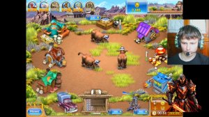 тёмный рыцарь прошёл 3 ур. 1 ур. сложный и тупой в весёлай ферме 3 американский пирог. 14 серия.