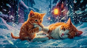 Сердце Мамы-Кошки остановилось во время снежной бури 🌨️💔 Ее Котенок отказался Ее отпускать ✨🐱