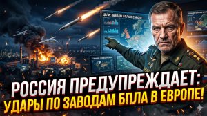 🎯ЕВРОПА, ДЕРЖИСЬ: Москва пригрозила стереть в пыль все фабрики БПЛА