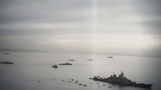 Линкор «Миссури» в Токийском заливе