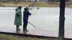 поимка форели