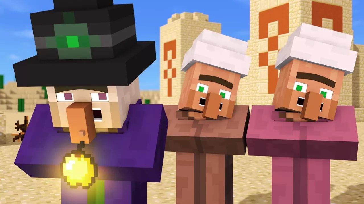 Жизнь деревенского жителя и ведьмы 4. Майнкрафт Мультик