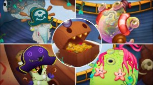 Пляжные Парни - Все Монстры, Песни и Анимации (Фанмейд, My Singing Monsters, Мои Поющие Монстры,Msm)