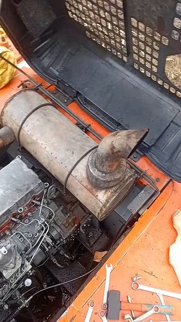 Работа дизеля 2 ISUZU 6HK1X