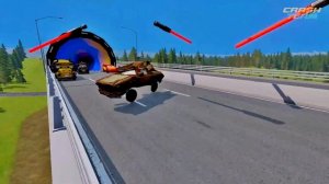 САМАЯ ОПАСНАЯ ЛОВУШКА против PIXAR CARS & LIGHTNING MCQUEEN 2 в BeamNG.drive WOR